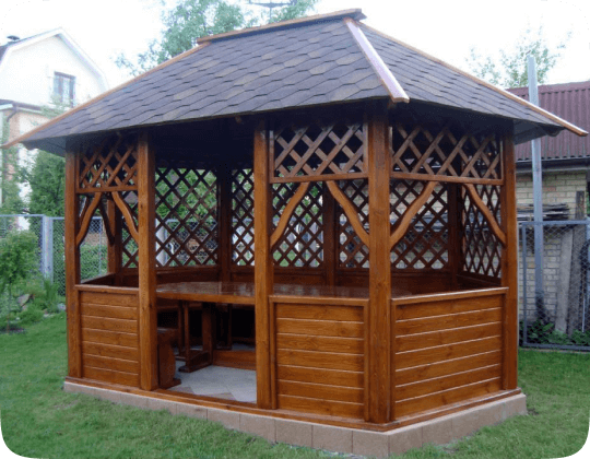 Беседка Б-17 из дерева