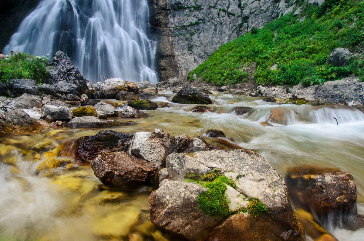 Абхазия водопады Гегский водопад