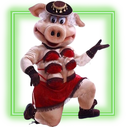 Купить РОСТОВАЯ КУКЛА Свинка стриптизерша