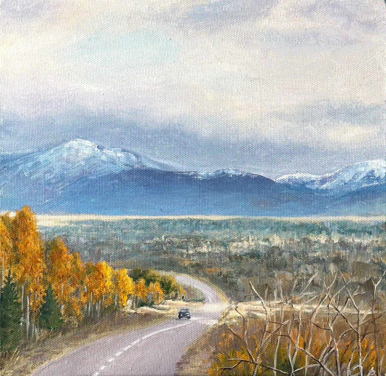 Картина на заказ &quot;Сибирская осень&quot; от художника Ольги Васильковой