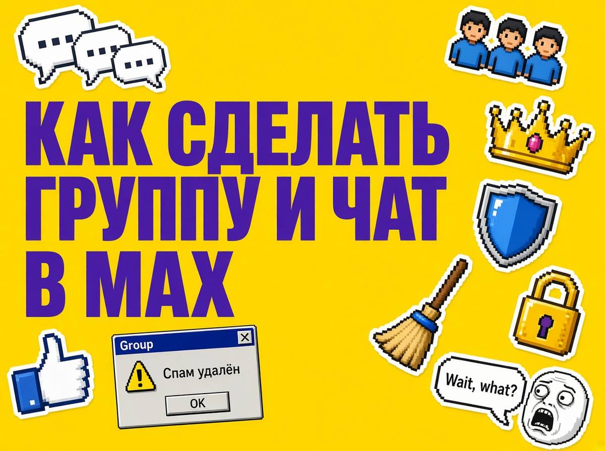 Как сделать группу и чат в MAX для клиентов и команды