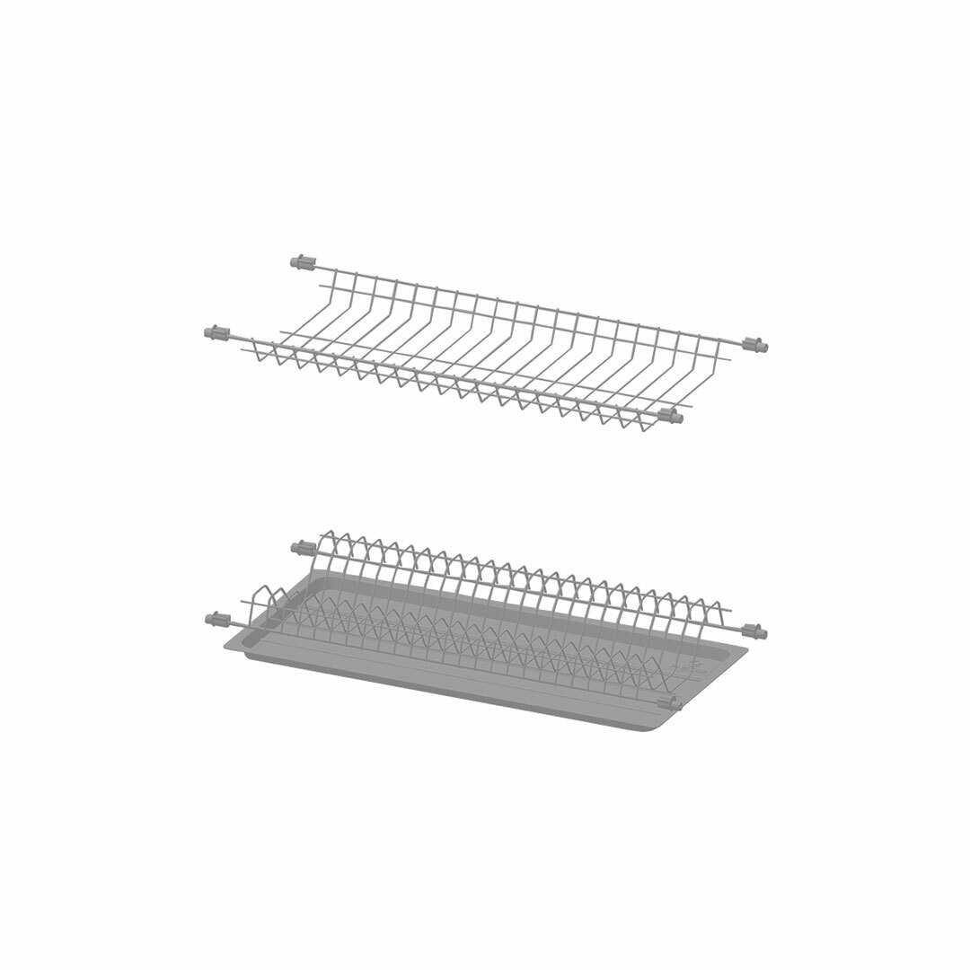 Посудосушитель Стандарт 1, серый
