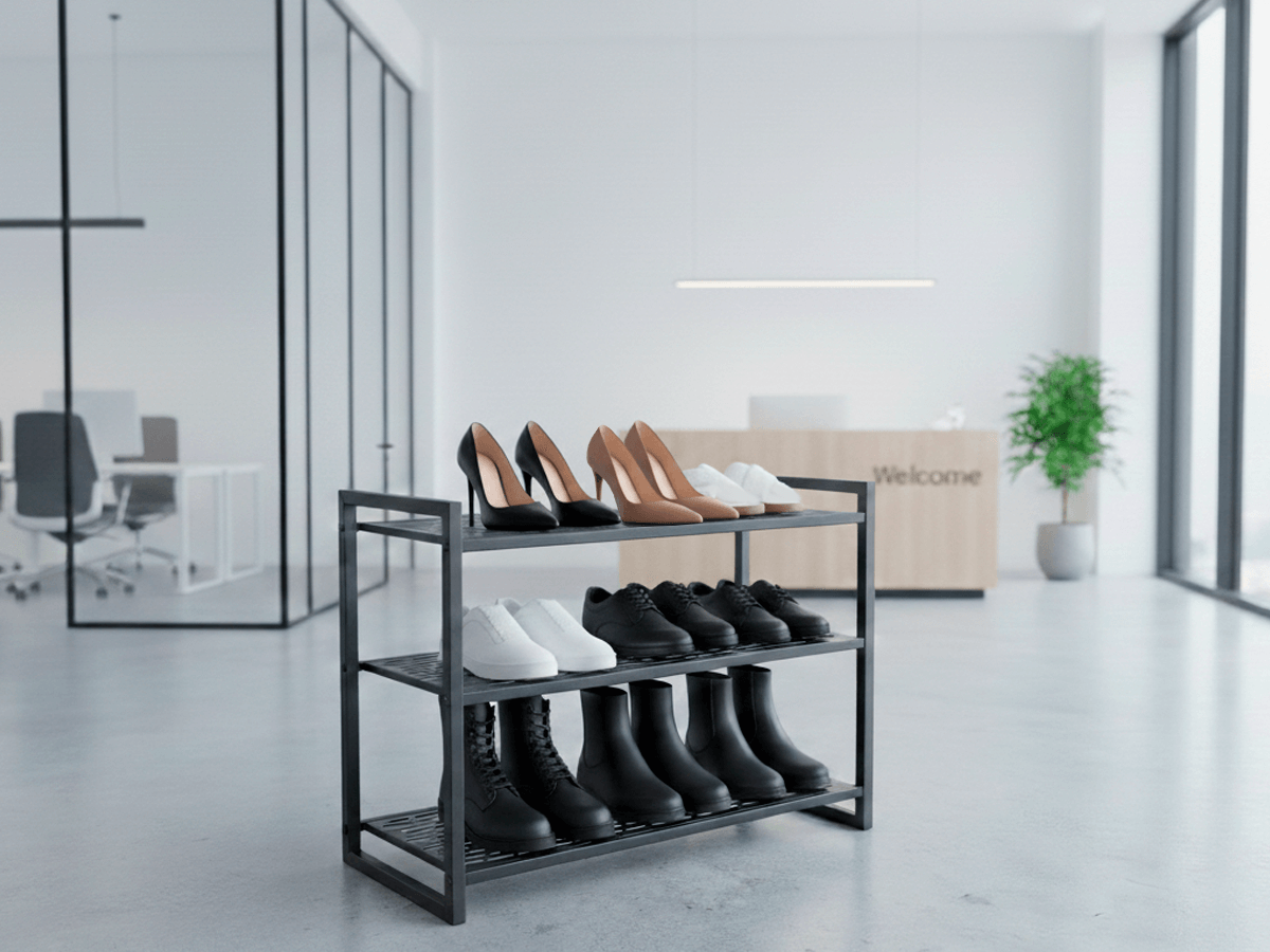 Оптовые поставки металлических обувниц в стиле лофт для мебельных сетей