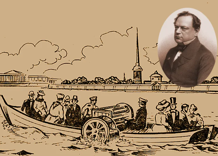 25 сентября 1838 года – на Неву спущена шлюпка-электроход Бориса Якоби.