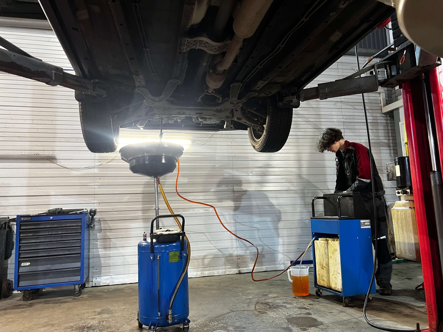 Заправка масла в DCT Chery