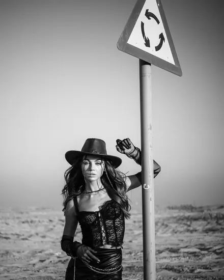 Desert fashion shoot