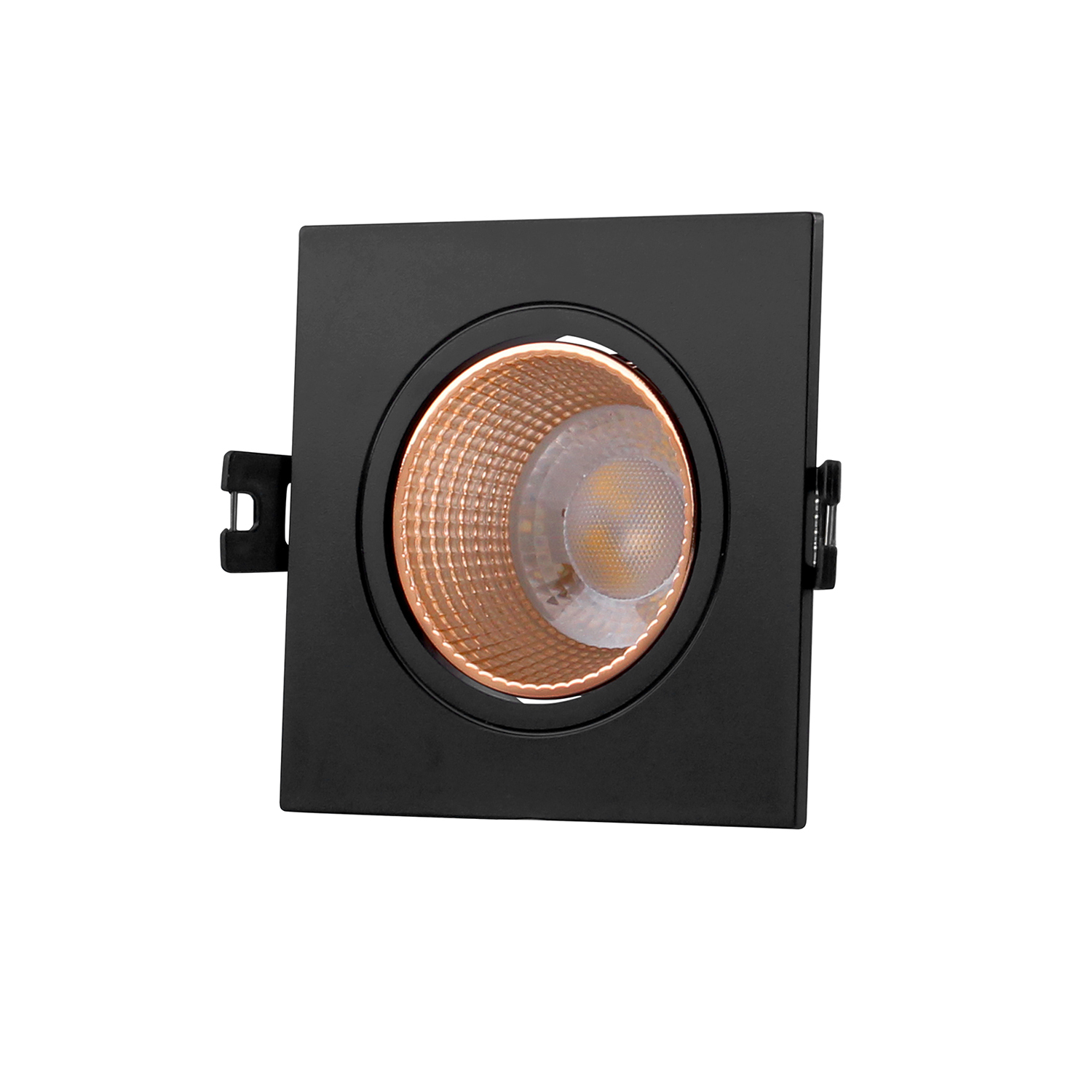 Встраиваемый светильник GU5.3 LED черный/бронзовый пластик Denkirs DK3071-BBR DK3071-BBR