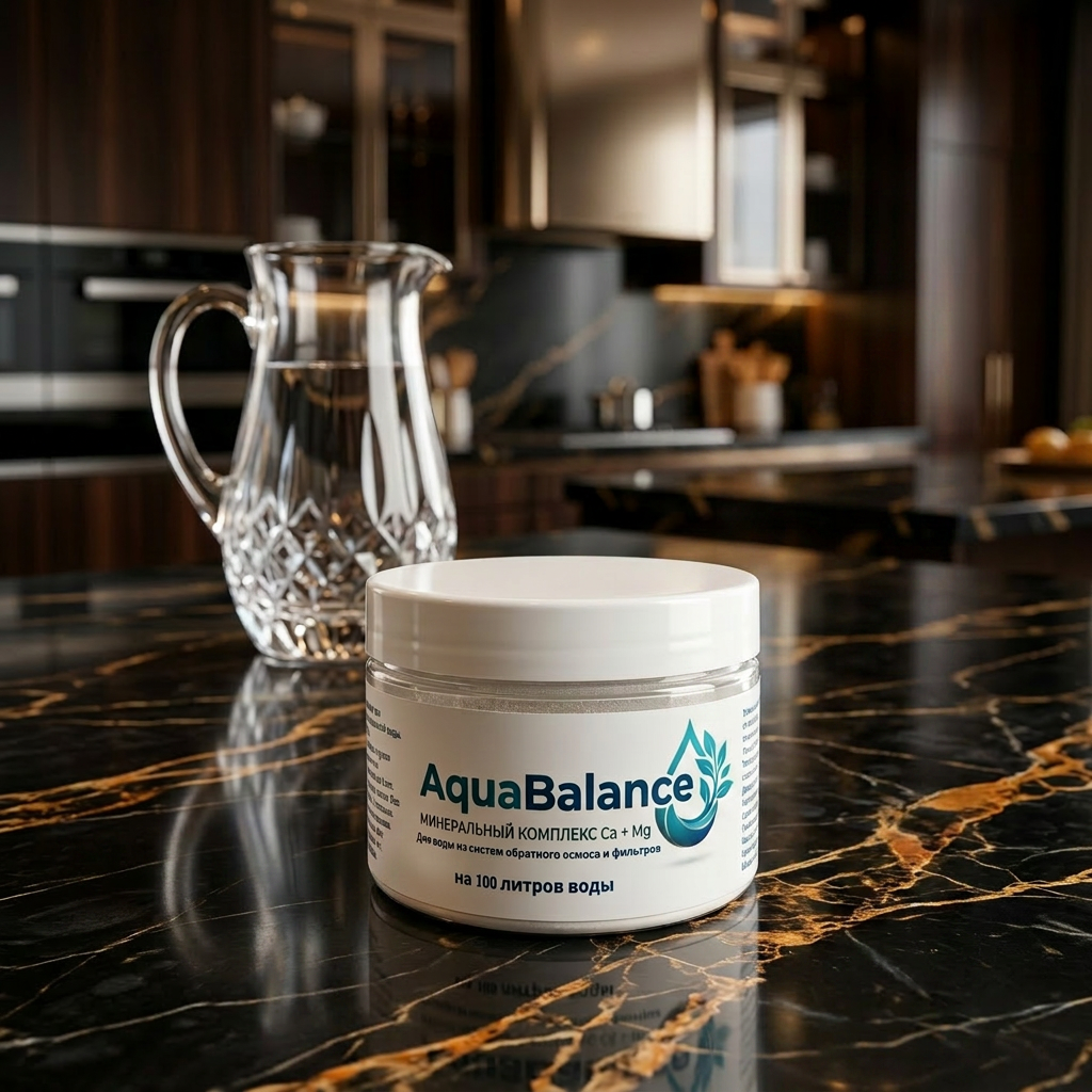 AquaBalance — банка, вид спереди