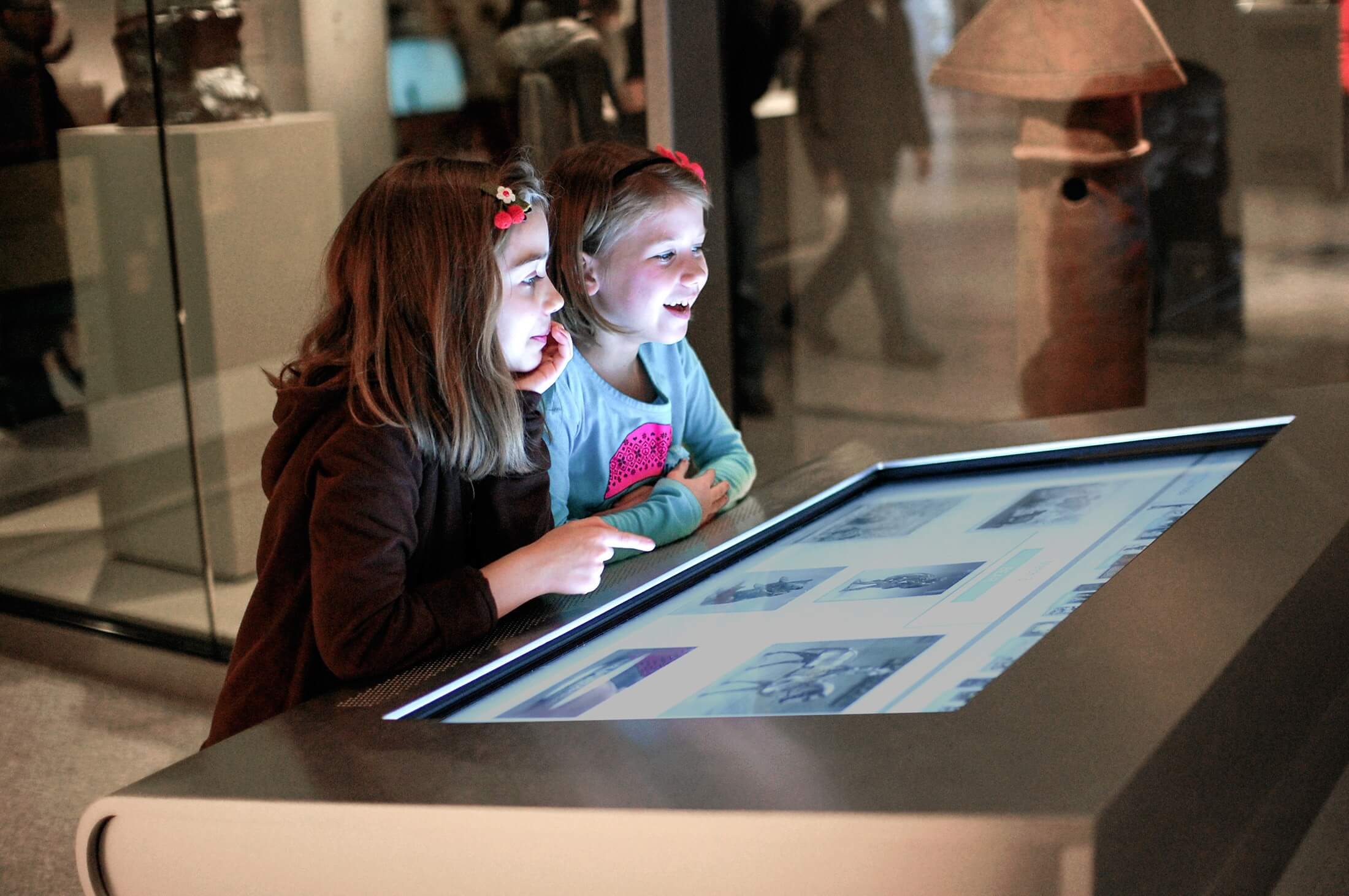 Интерактивный дисплей в музее