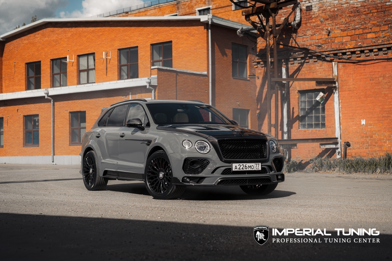 Bentley Bentayga Mansory Grey carbon — обвес Imperial Tuning
