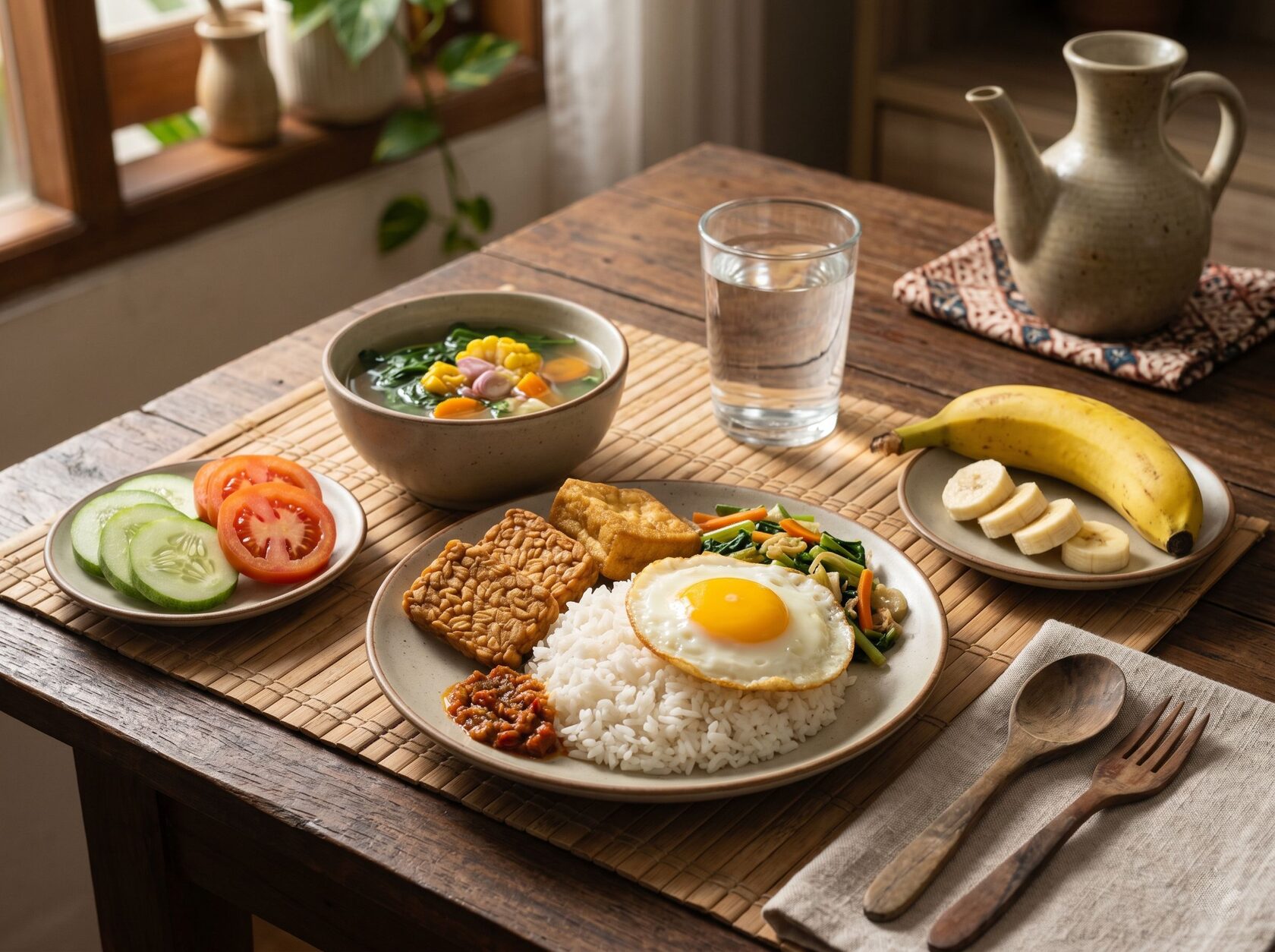 Makanan seimbang setelah terlalu sering makan mie instan