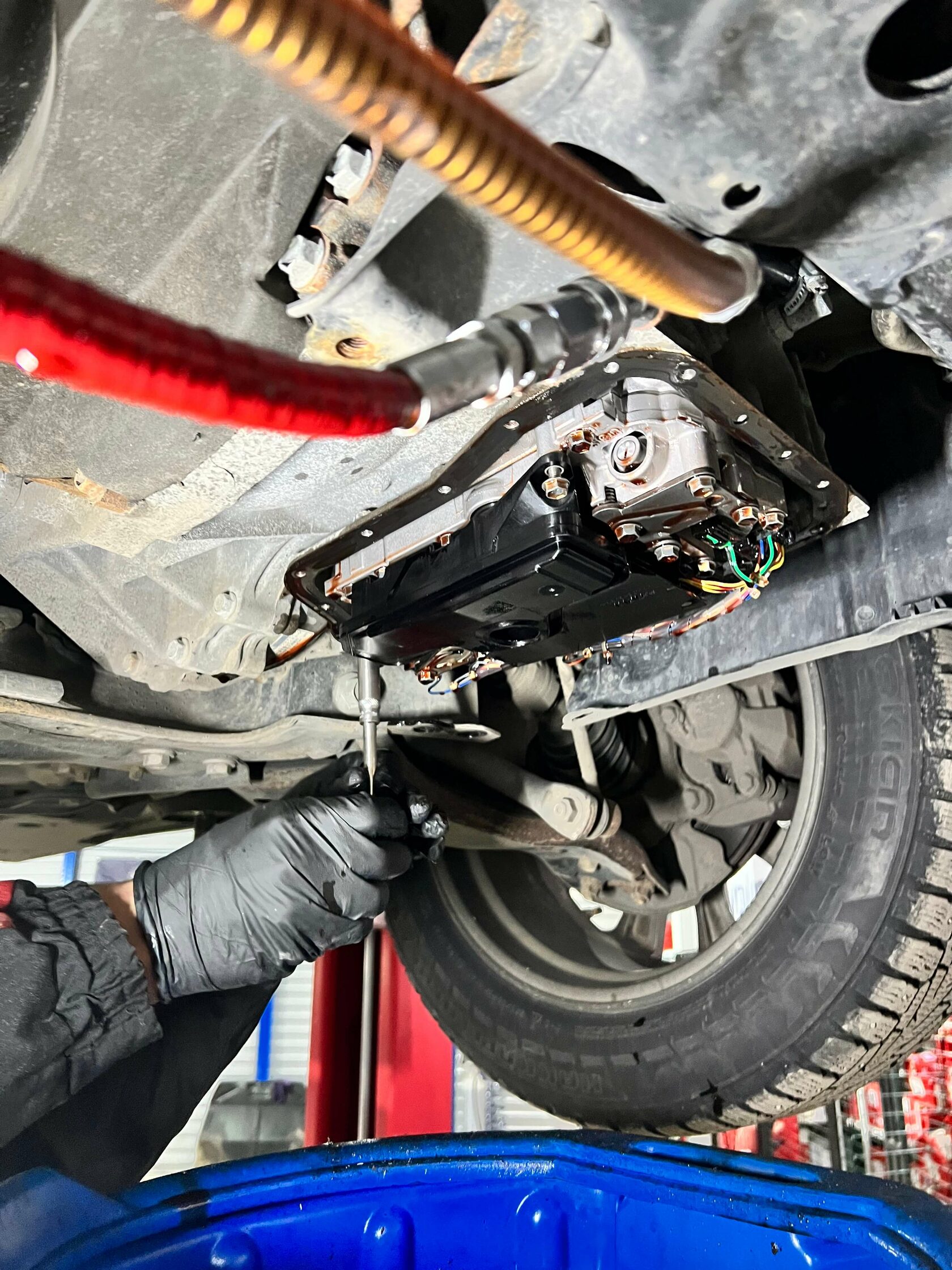 Замена фильтра Установка нового фильтра АКПП