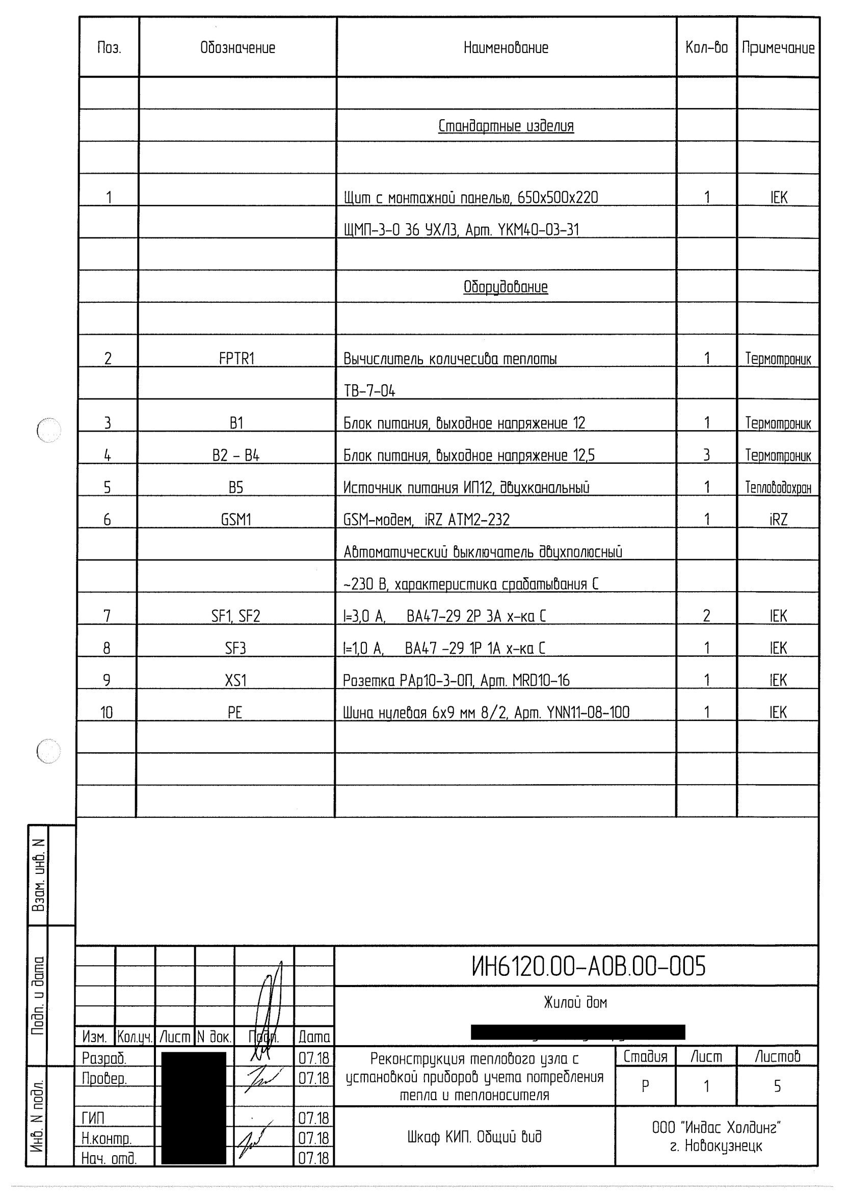 Разработка проектов теплосчетчиков