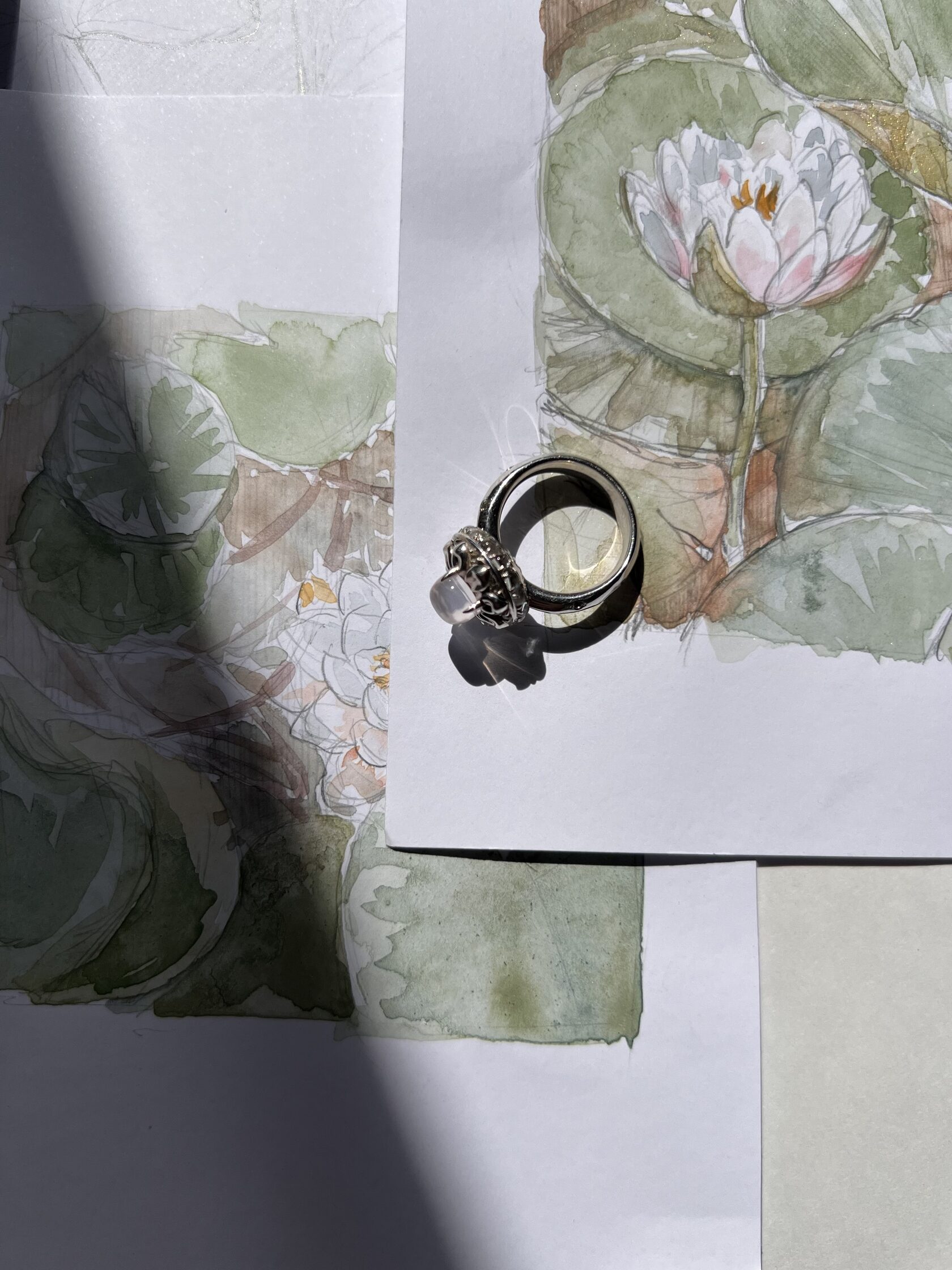 Кольцо «Нимфея» как результат наблюдений за лилиями