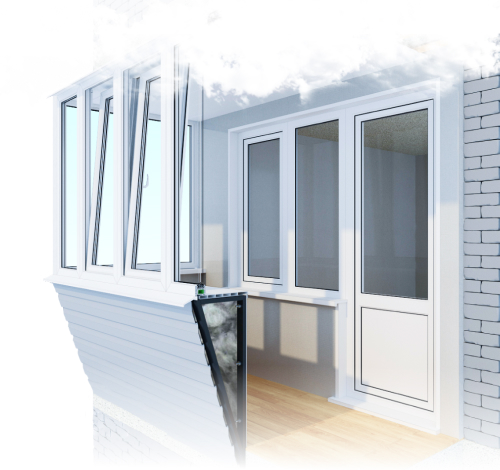 Балконы и лоджии в Вологде