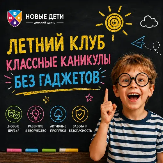 Рекламный креатив: Детский центр «Новые дети»