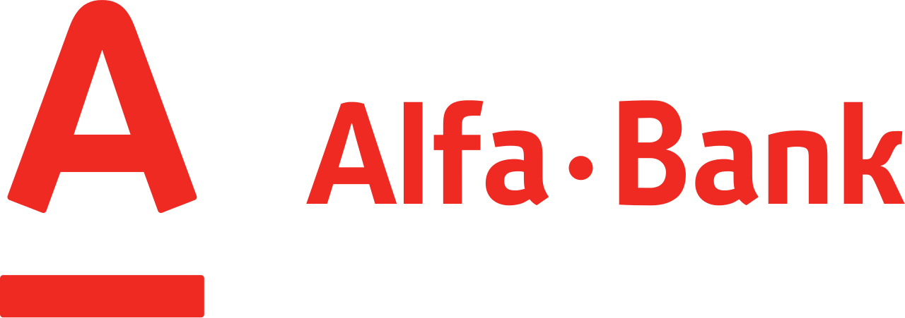 Логотип "Alfa Bank"
