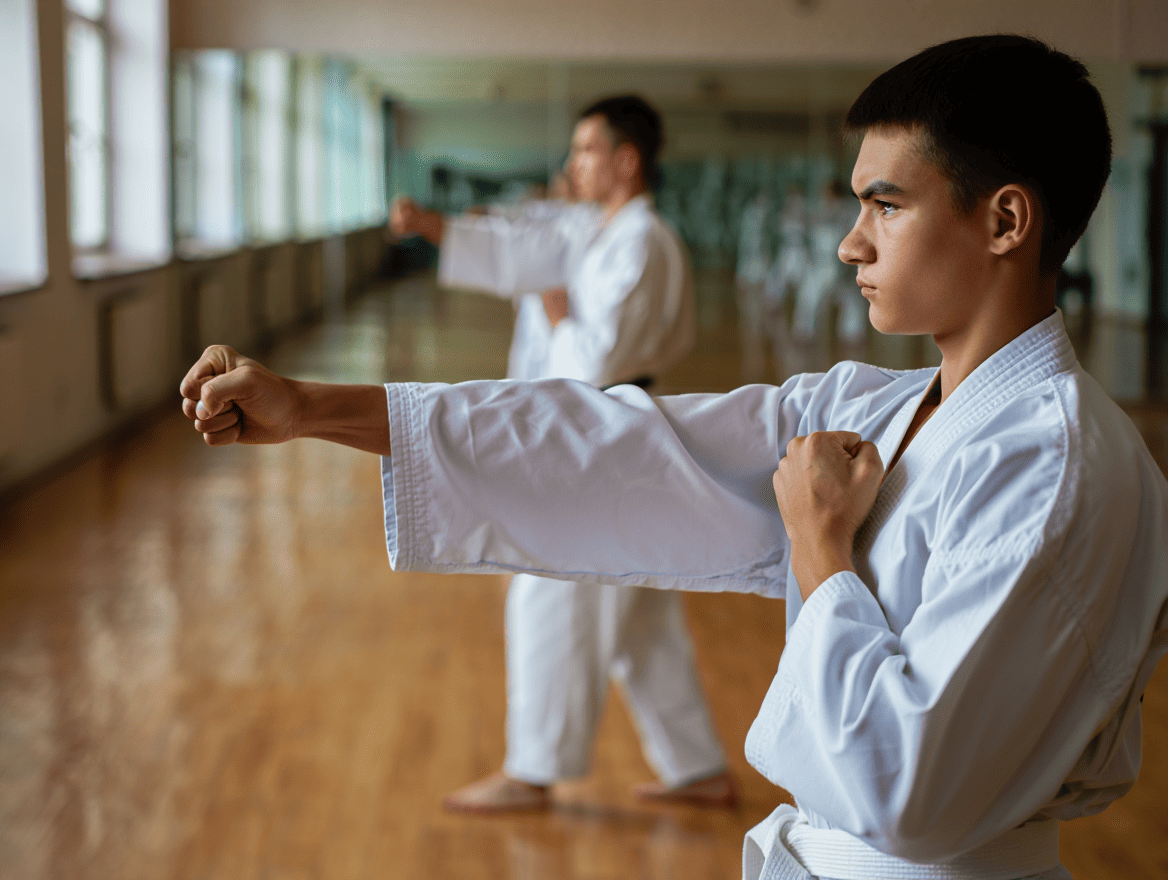 Seiken Tsuki - прямой удар кулаком