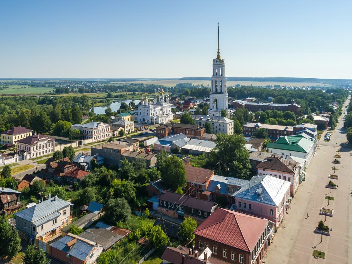 Воскресенский собор колокольня Череповец