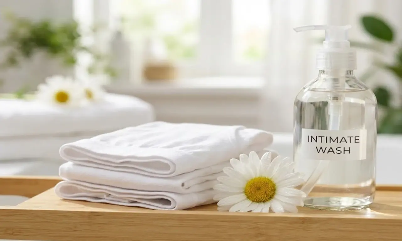 Хлопковое белье и средства для интимной гигиены для профилактики дисбактериоза.