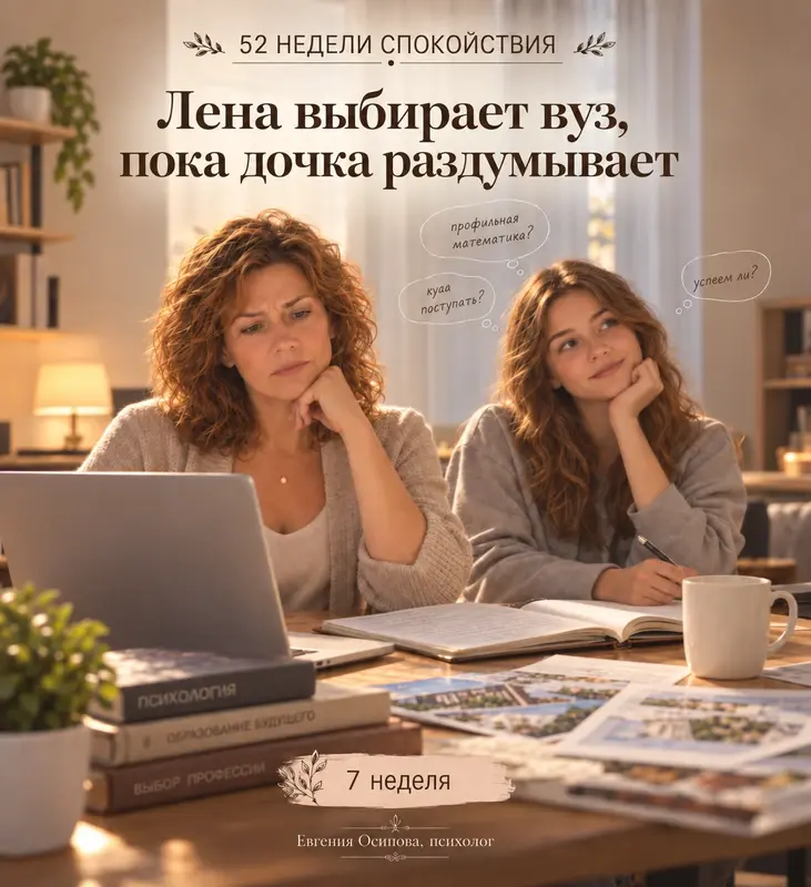 Лена — героиня сериала «52 недели спокойствия»