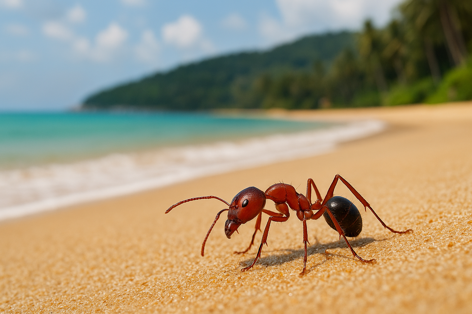 Ядовитые муравьи на курорте Пхукета