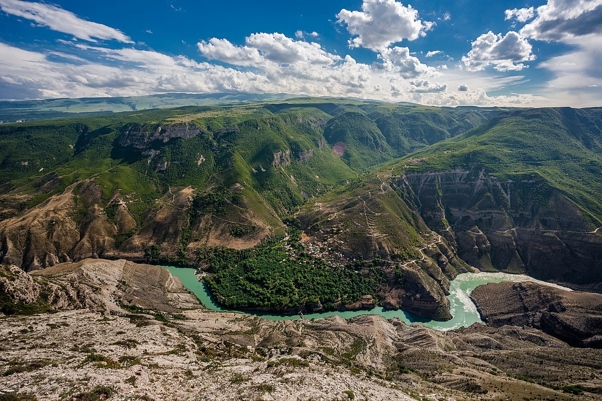 Фото на сулакском каньоне