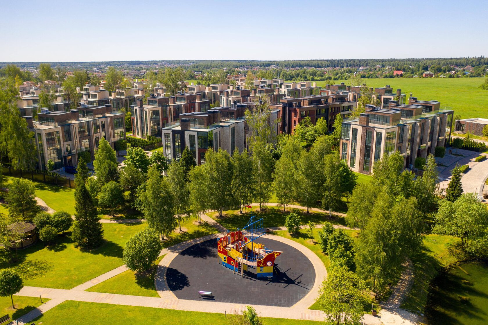 ЖК Park Fonte - таунхаусы Парк Фонтэ на Новой Риге. Напрямую от застройщика