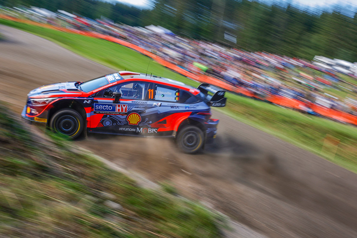 Тьерри Невилль и Мартейн Видаге, Hyundai i20 N Rally1, ралли Финляндия 2022
