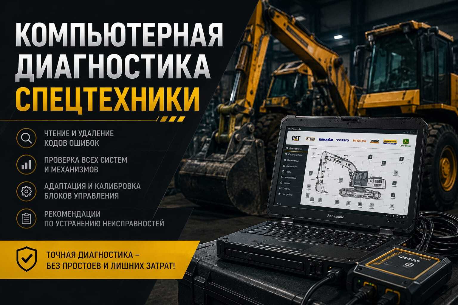 Компьютерная диагностика спецтехники