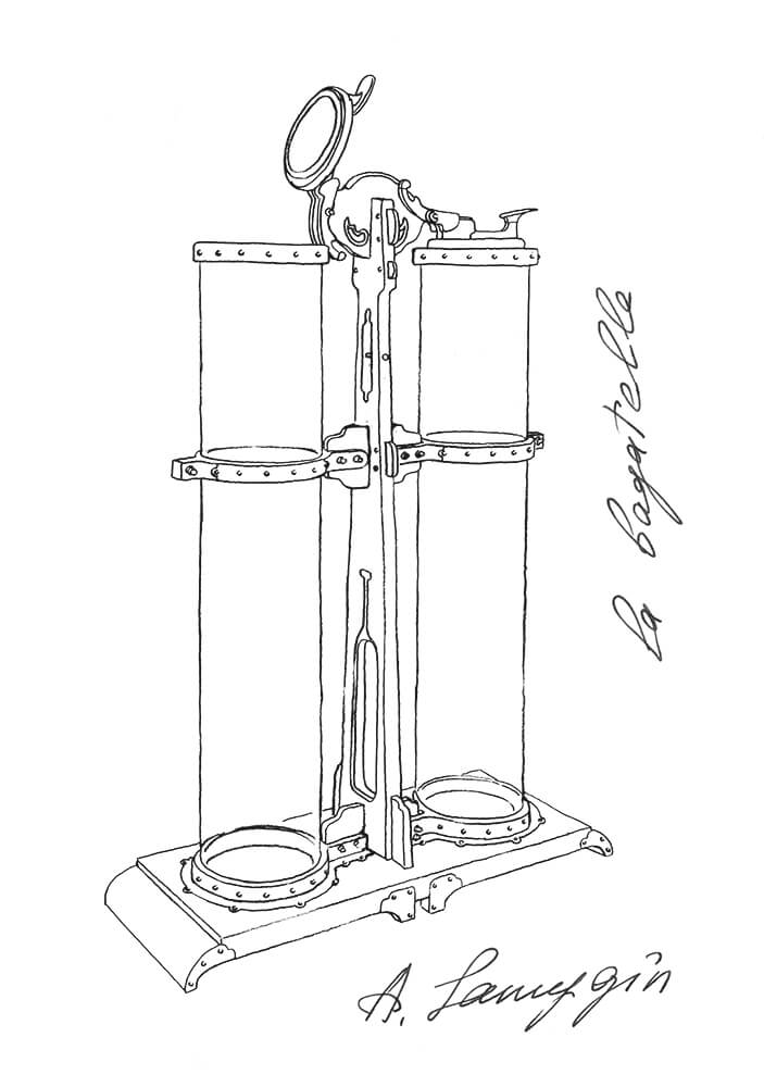 Напольная витрина для коллекционирования винных пробок в стиле Arts and ...