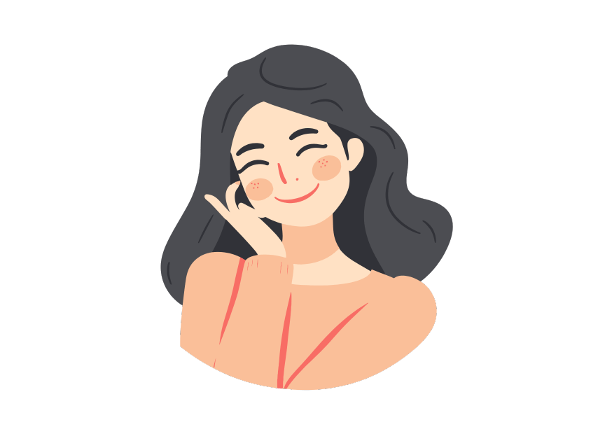 Она красивая