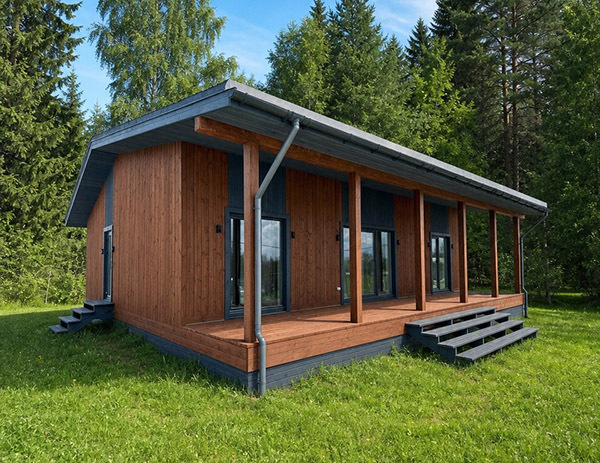 Проект дома «Каркасный дом Полесье-1 109м²»