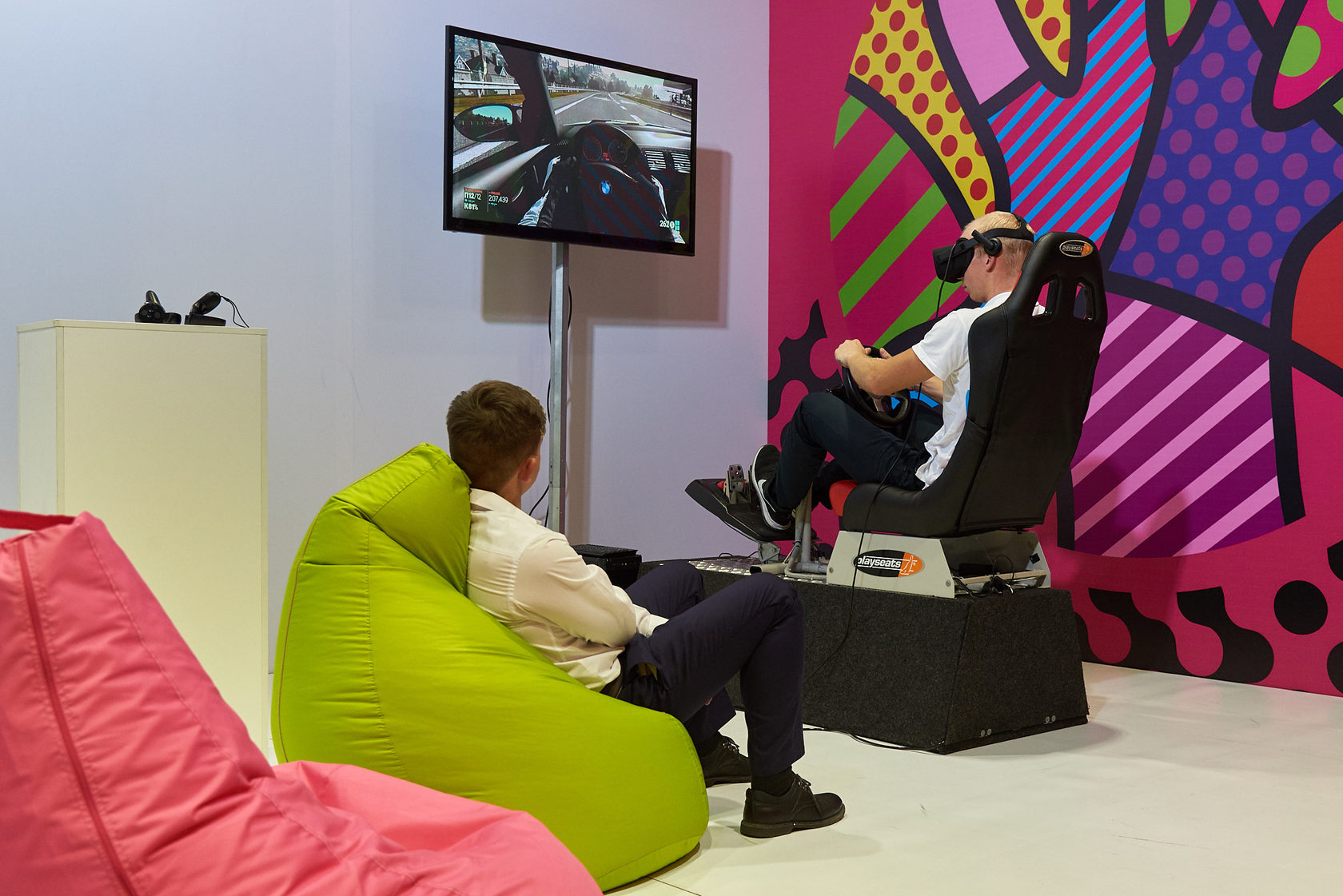 Гоночное кресло для VR