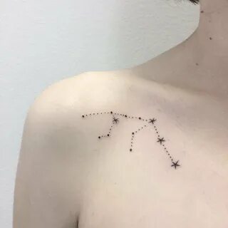 Тату овен. Мини тату созвездие Овна.Aries tattoo Aries constellation mini tattoo.