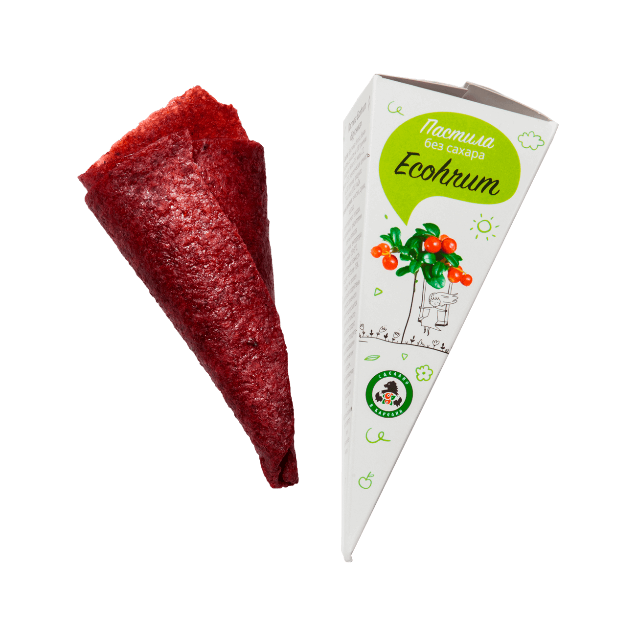 Пастила Ecohrum конус | Брусника