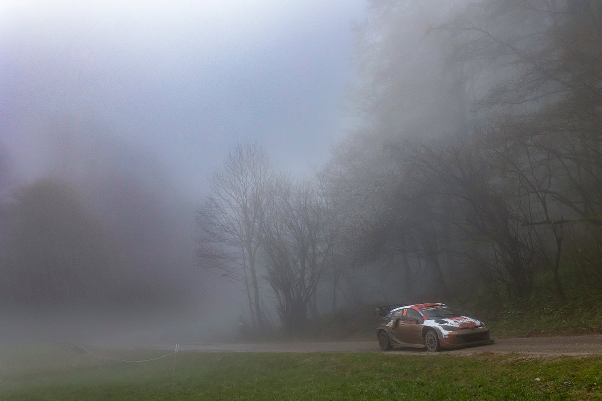 Элфин Эванс и Скотт Мартин, Toyota GR Yaris Rally1, ралли Хорватия 2022