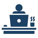 Сотрудник за работой