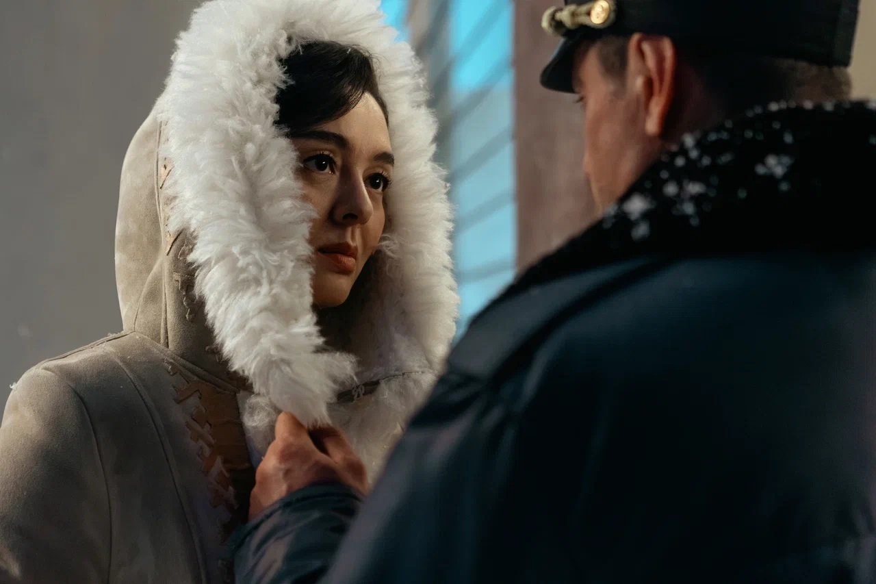 Марина Кравец и Павел Прилучный в фильме Умка