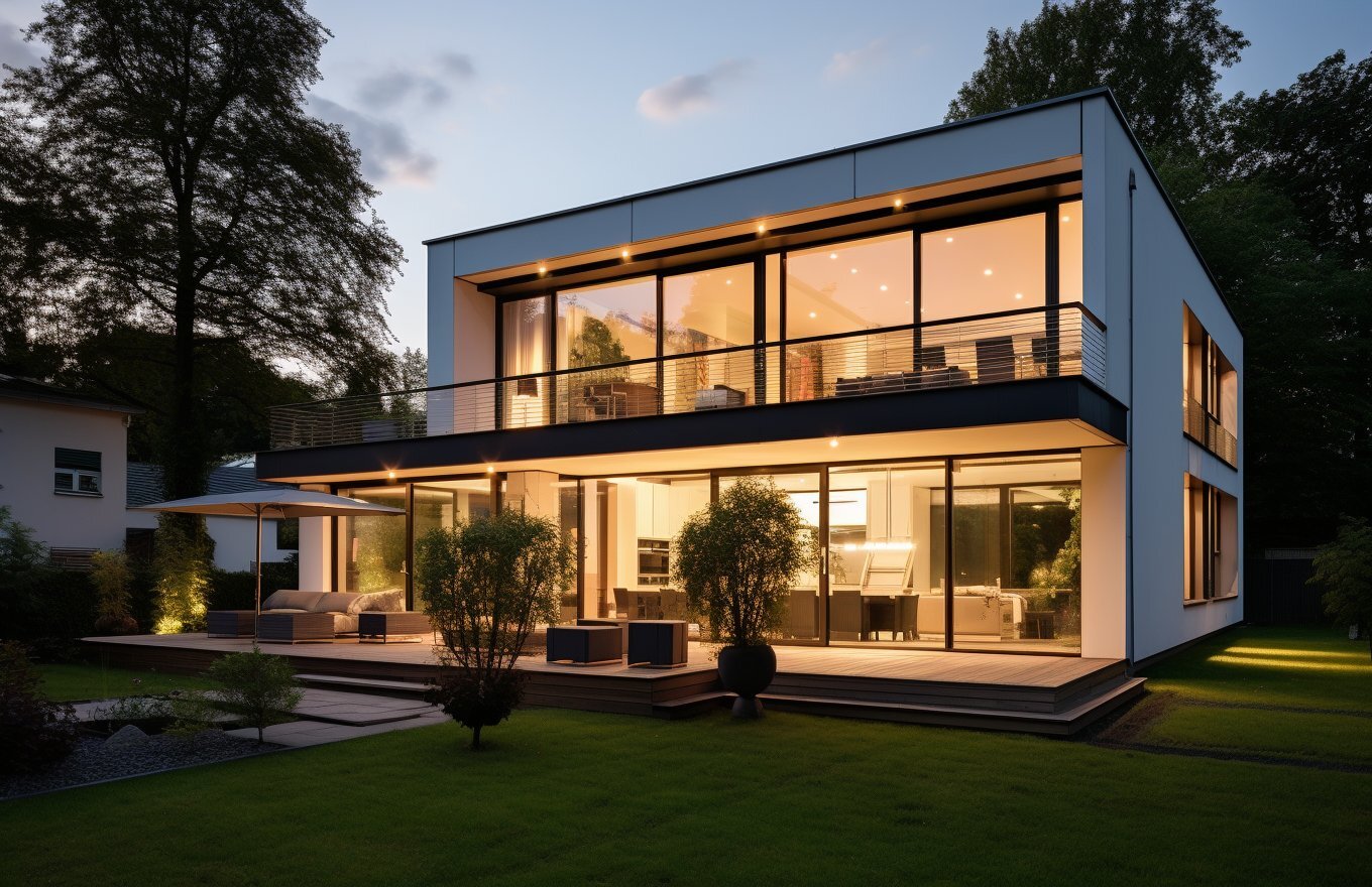 дом одноэтажный с 4 спальнями