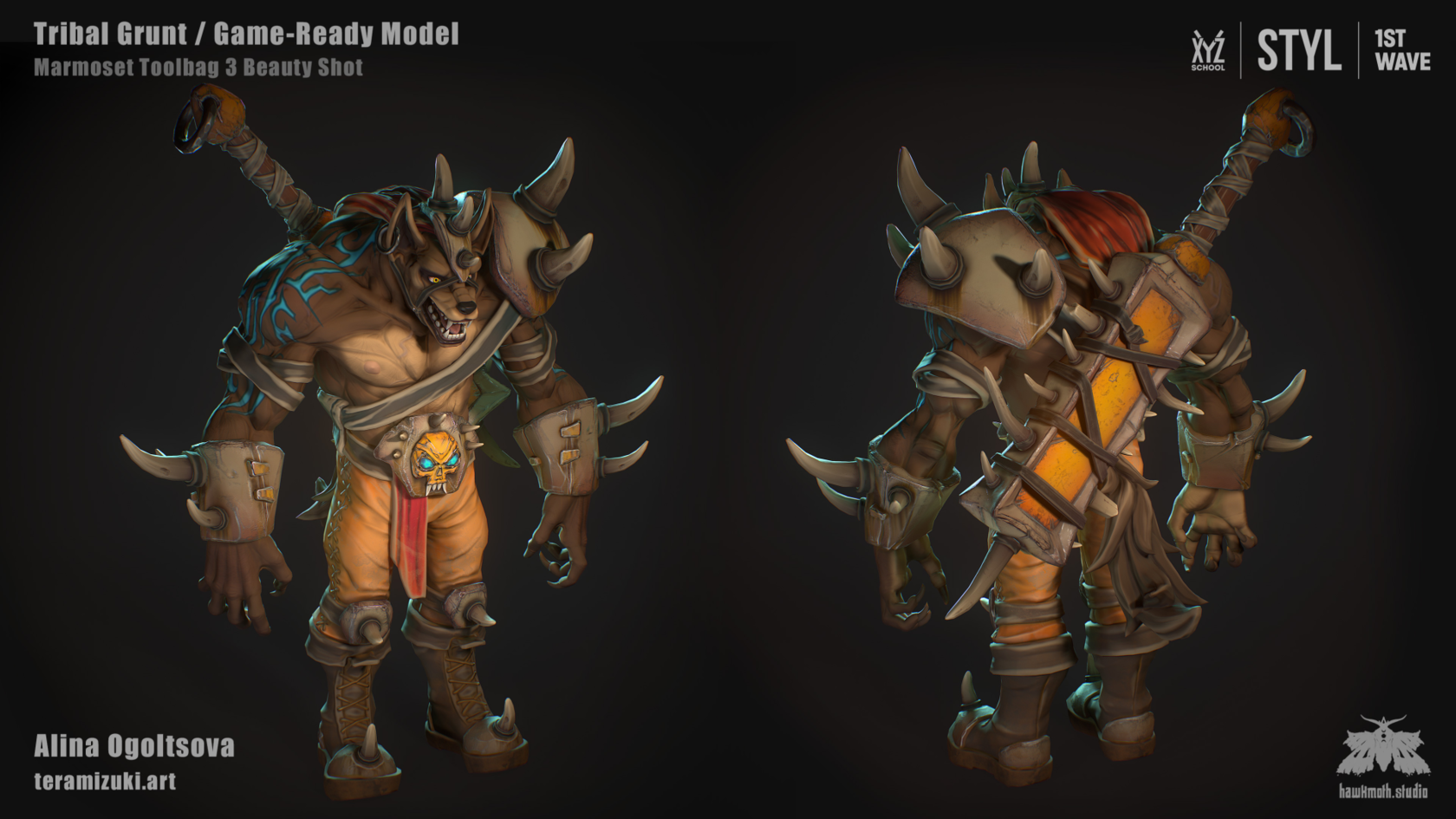 Tribal Grunt / Game-Ready Model