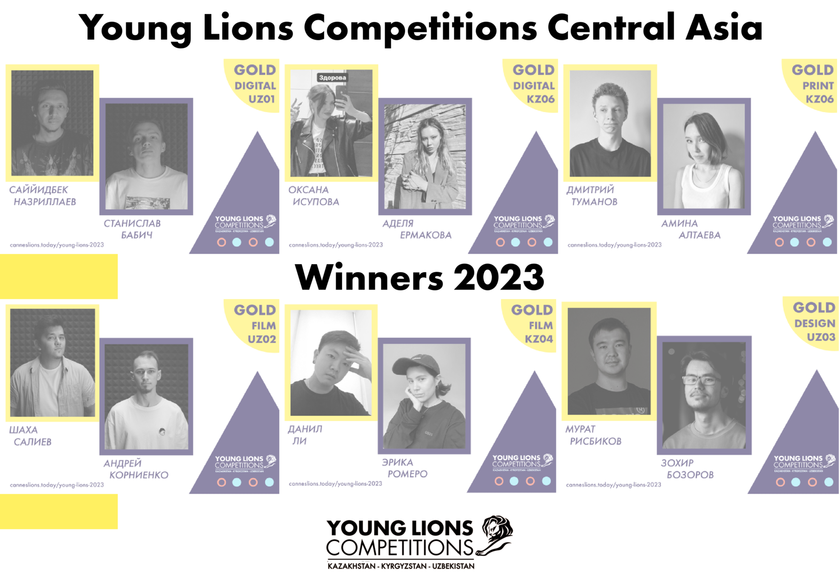 Young Lions Competitions Central Asia 2023 Winners