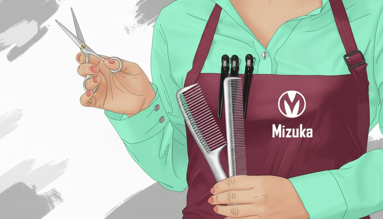 Парикмахерские ножницы Mizuka с классической симметричной ручкой SYMMETRIC.