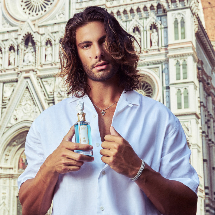 man with LUCIFERO perfume