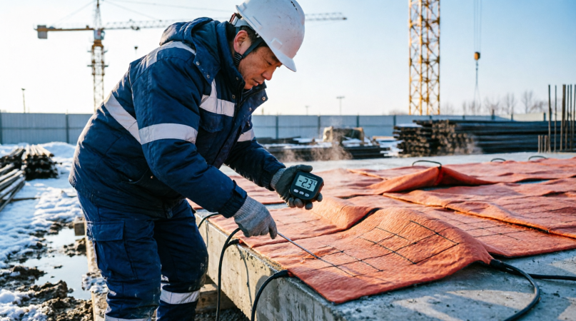 Контроль прогрева бетона