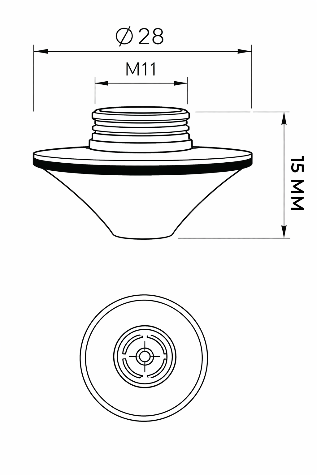 Сопла BOOSTER ⌀28 h15 M11