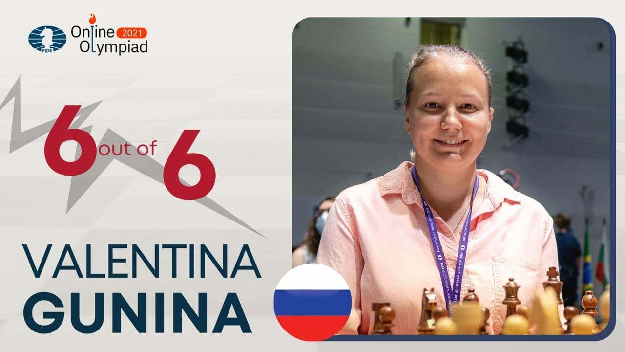 WGM Dina Belenkaya found THREE consecutive brilliant moves in her