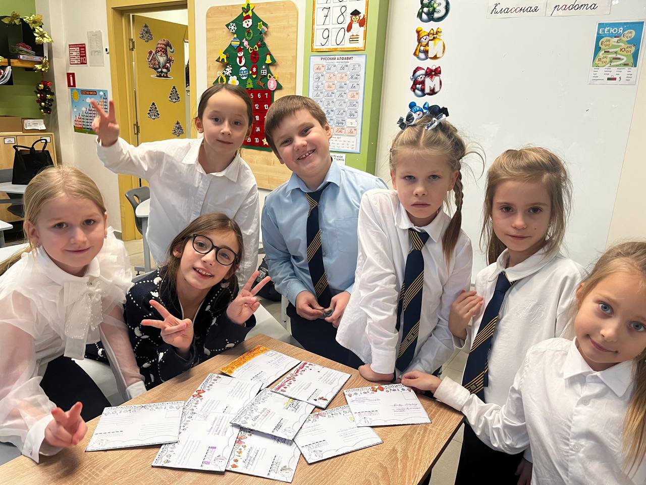 Адвент-календарь в классах RIS