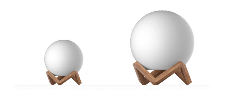 Светильник на подставке ZigZag размером 35, 50 см