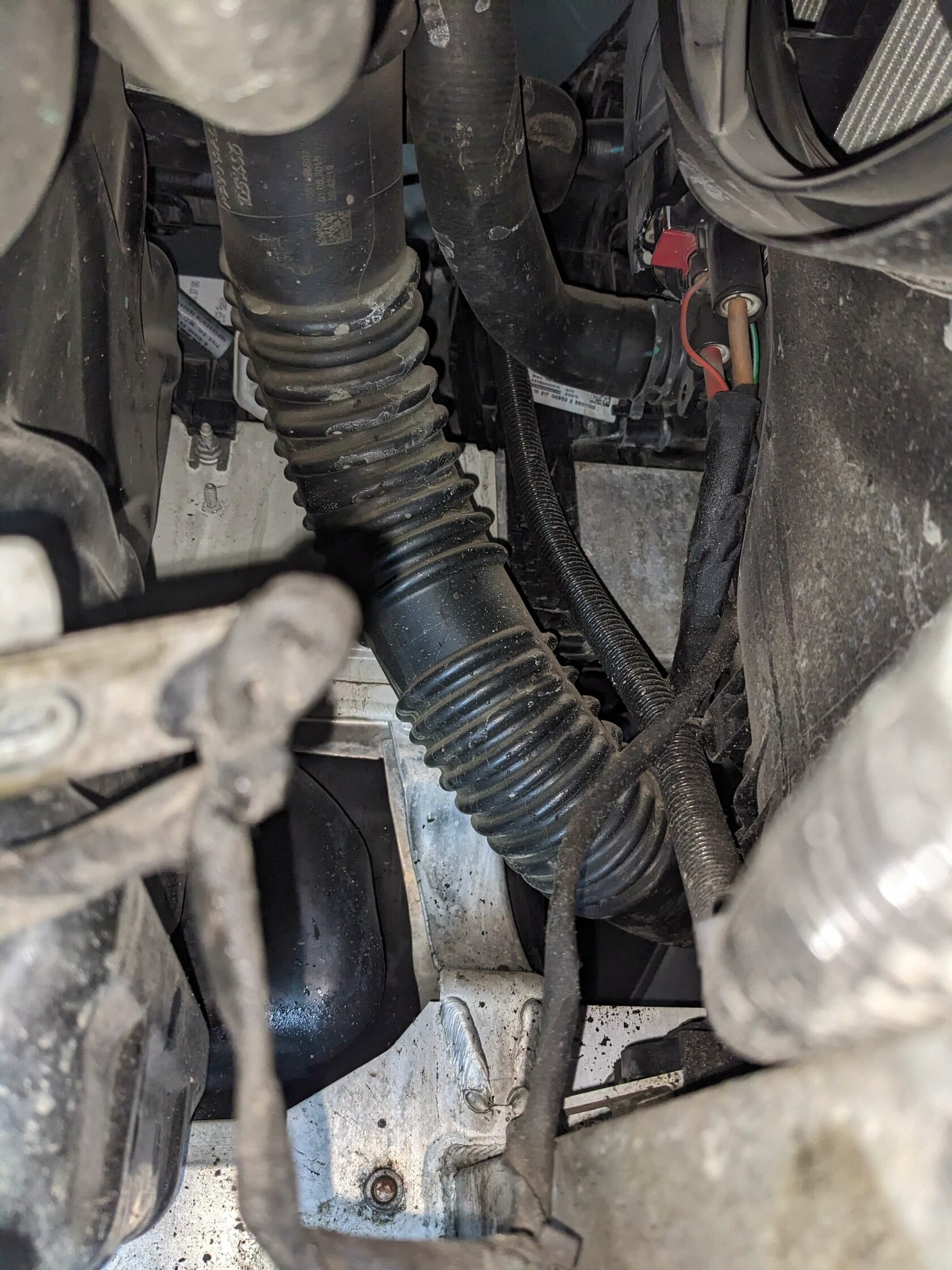 Разбор воздуховода Mercedes